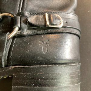 Frye Mens Black Leather 12R Harness Motorcycle Calvary Boots Sz. 10.5 M CLASSIC